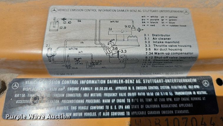 image for item EH8971 1980 Mercedes-Benz 450SL 