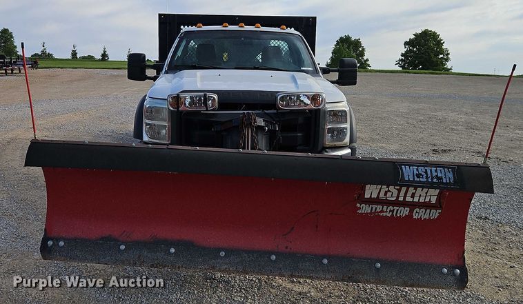 image for item EJ0043 2014 Ford F450 Super Duty XL dump flatbed truck