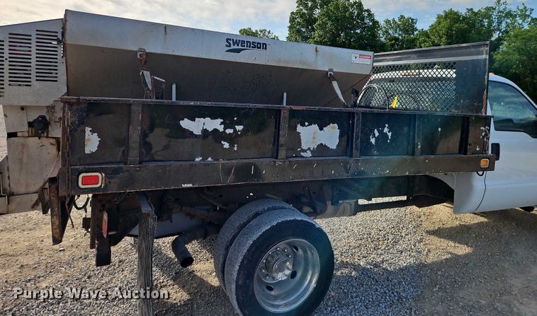 image for item EJ0043 2014 Ford F450 Super Duty XL dump flatbed truck