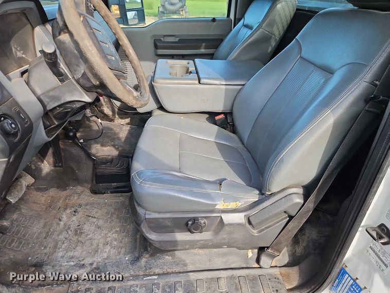 image for item EJ0043 2014 Ford F450 Super Duty XL dump flatbed truck