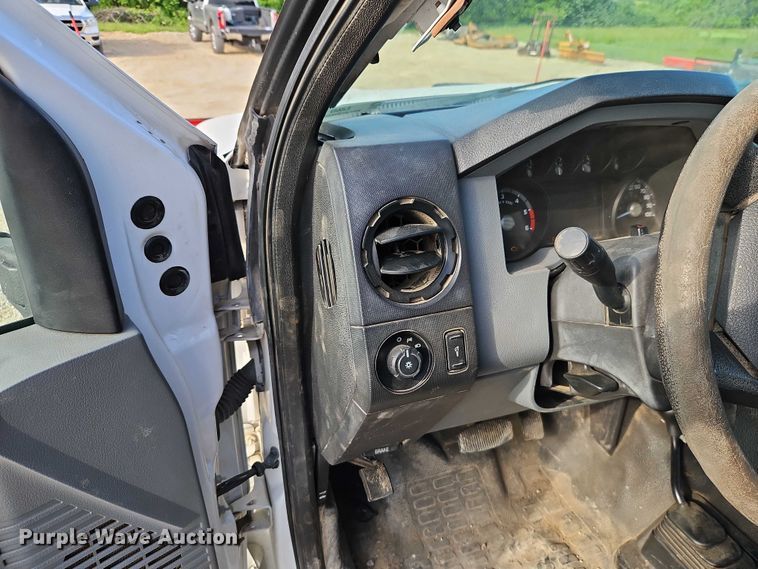 image for item EJ0043 2014 Ford F450 Super Duty XL dump flatbed truck