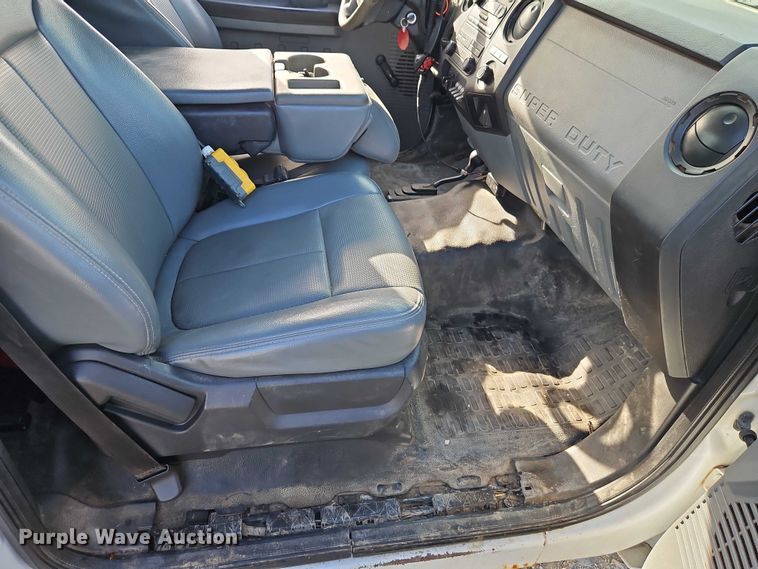 image for item EJ0043 2014 Ford F450 Super Duty XL dump flatbed truck