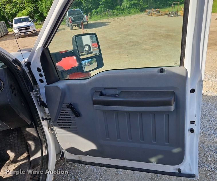 image for item EJ0043 2014 Ford F450 Super Duty XL dump flatbed truck