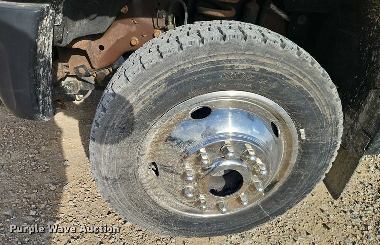 image for item EJ0043 2014 Ford F450 Super Duty XL dump flatbed truck