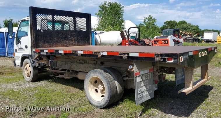 image for item EJ0061 2003 GMC W4 dump flatbed truck