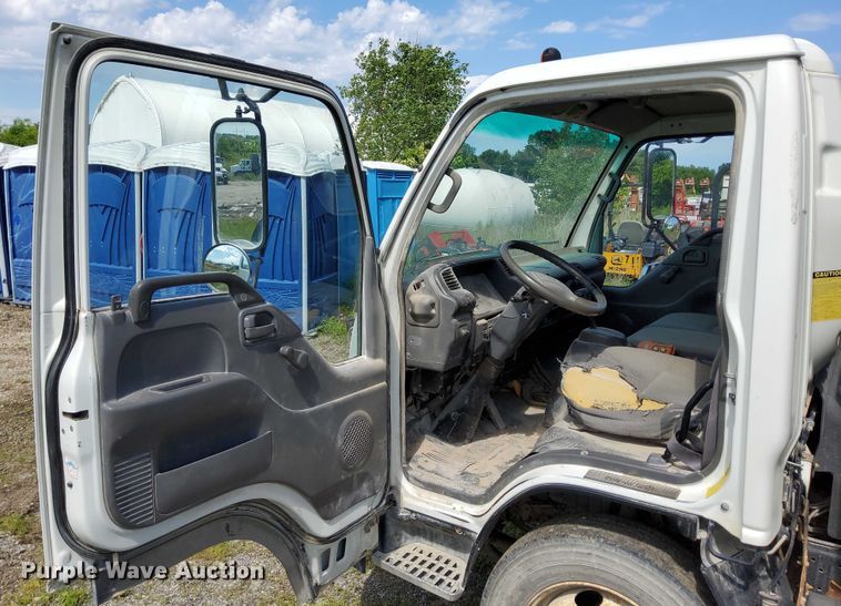 image for item EJ0061 2003 GMC W4 dump flatbed truck