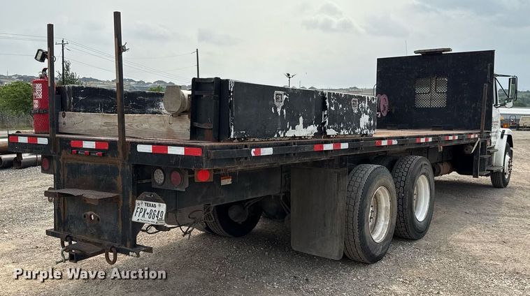 image for item EJ3744 2003 Freightliner FL80 flatbed truck