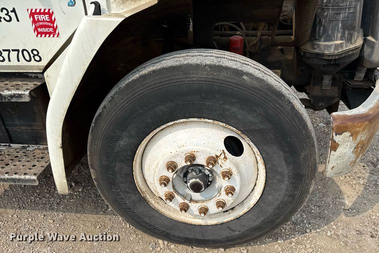 image for item EJ3744 2003 Freightliner FL80 flatbed truck