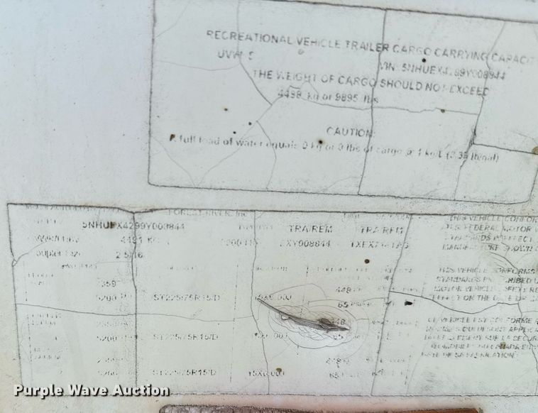 image for item EJ4490 2009 Express  Trailer enclosed cargo trailer