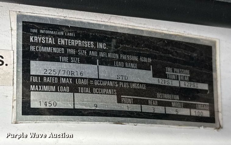 image for item EJ4495 2001 Lincoln Krystal limousine