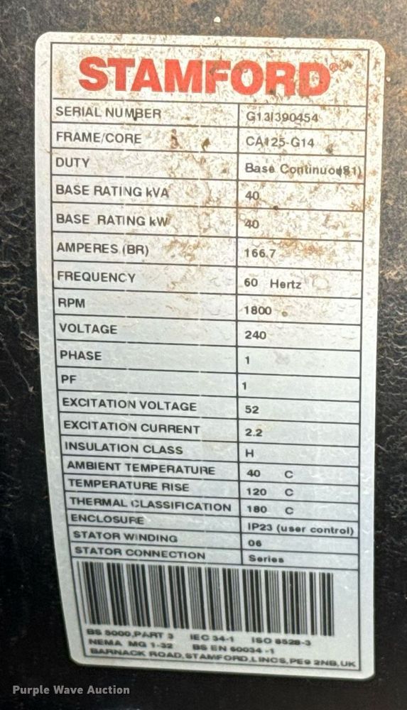 image for item EJ4556 2014 Cummins C36 N6 generator