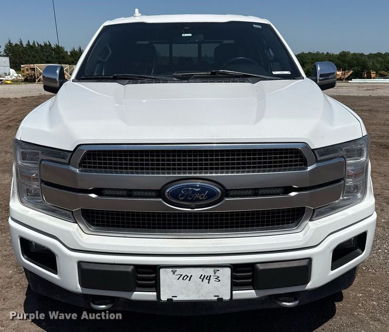 image for item EJ8807 2020 Ford F150 Platinum SuperCrew pickup truck