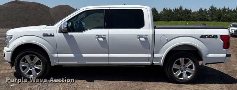 image for item EJ8807 2020 Ford F150 Platinum SuperCrew pickup truck