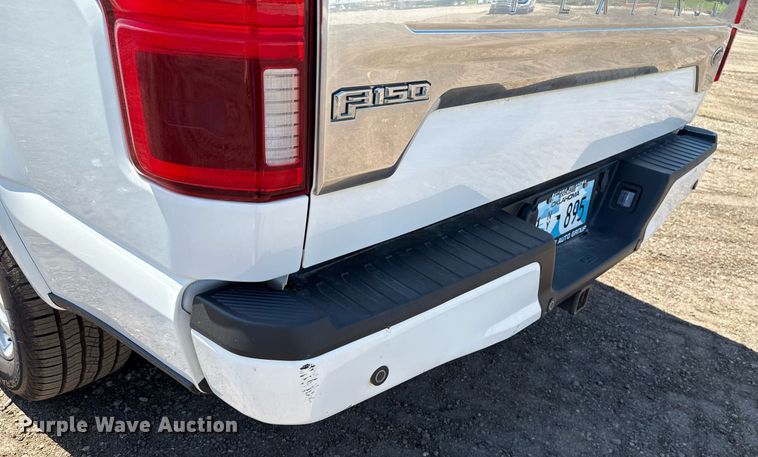 image for item EJ8807 2020 Ford F150 Platinum SuperCrew pickup truck