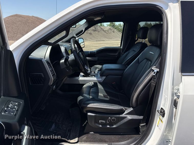 image for item EJ8807 2020 Ford F150 Platinum SuperCrew pickup truck