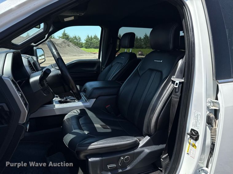 image for item EJ8807 2020 Ford F150 Platinum SuperCrew pickup truck