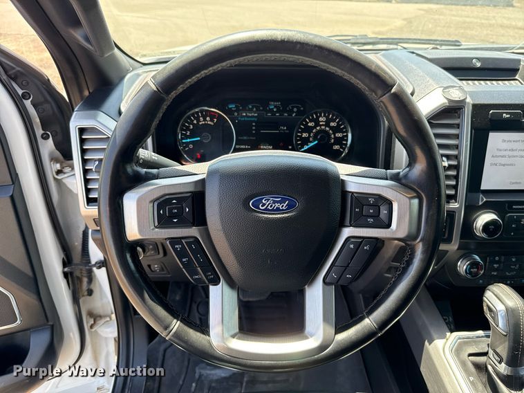 image for item EJ8807 2020 Ford F150 Platinum SuperCrew pickup truck