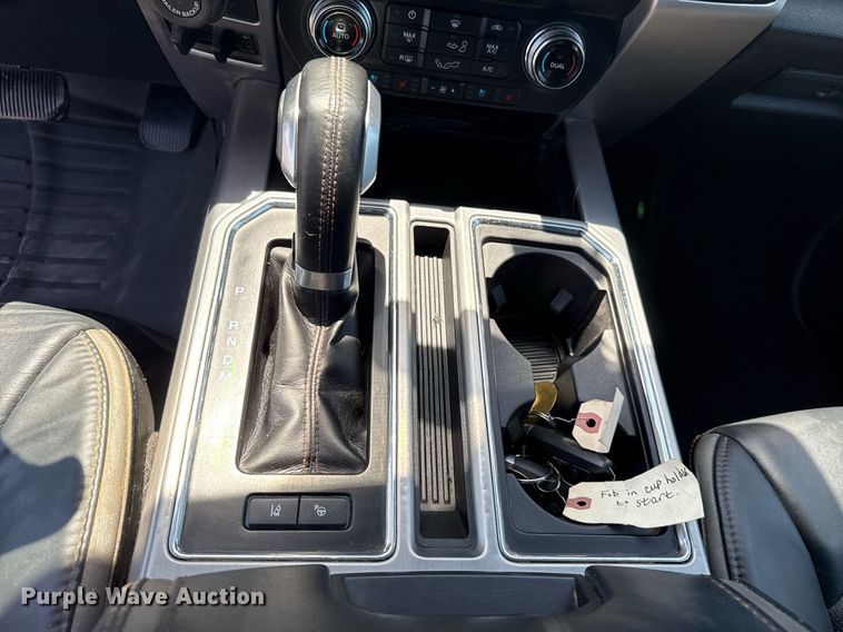 image for item EJ8807 2020 Ford F150 Platinum SuperCrew pickup truck