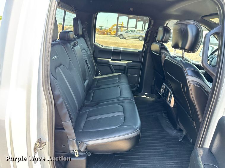 image for item EJ8807 2020 Ford F150 Platinum SuperCrew pickup truck