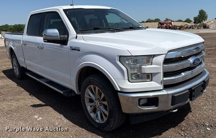 image for item EJ8808 2017 Ford F150 Lariat SuperCrew pickup truck