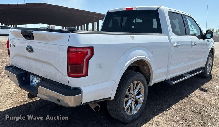 image for item EJ8808 2017 Ford F150 Lariat SuperCrew pickup truck