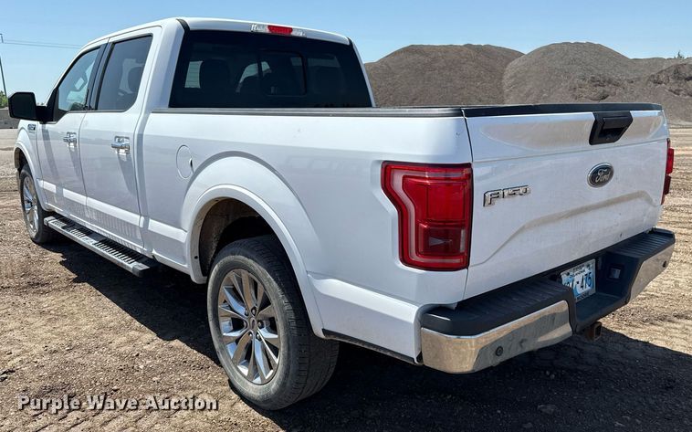 image for item EJ8808 2017 Ford F150 Lariat SuperCrew pickup truck