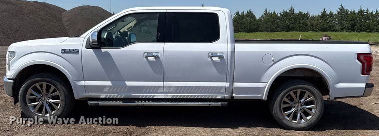 image for item EJ8808 2017 Ford F150 Lariat SuperCrew pickup truck