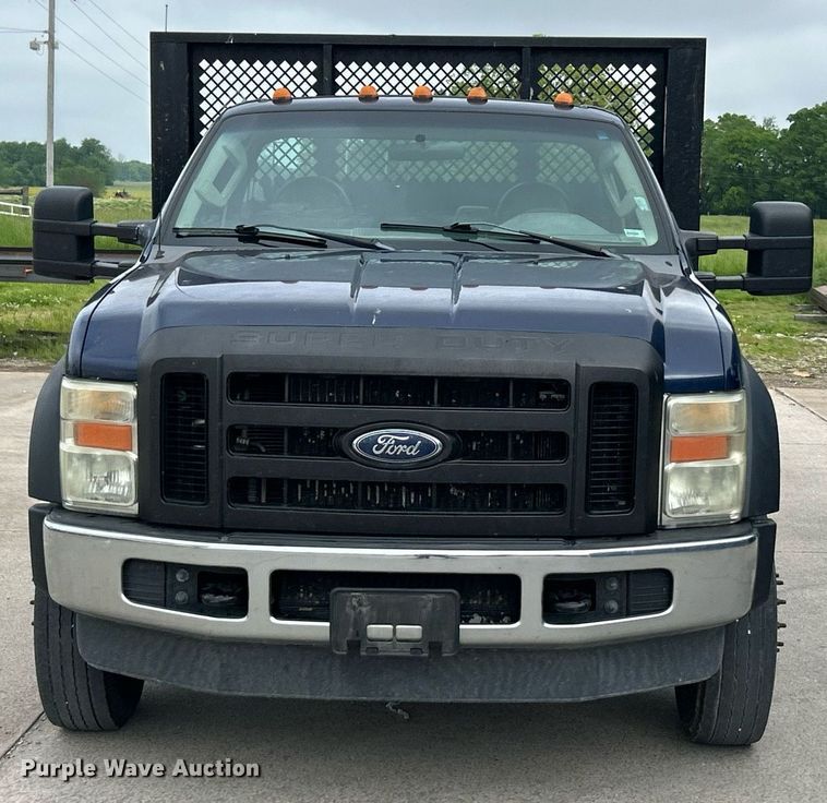 image for item EK8082 2008 Ford F450 Super Duty XL dump flatbed truck