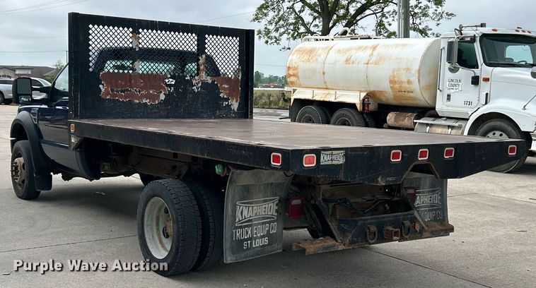 image for item EK8082 2008 Ford F450 Super Duty XL dump flatbed truck