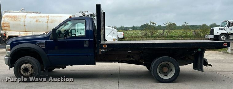 image for item EK8082 2008 Ford F450 Super Duty XL dump flatbed truck