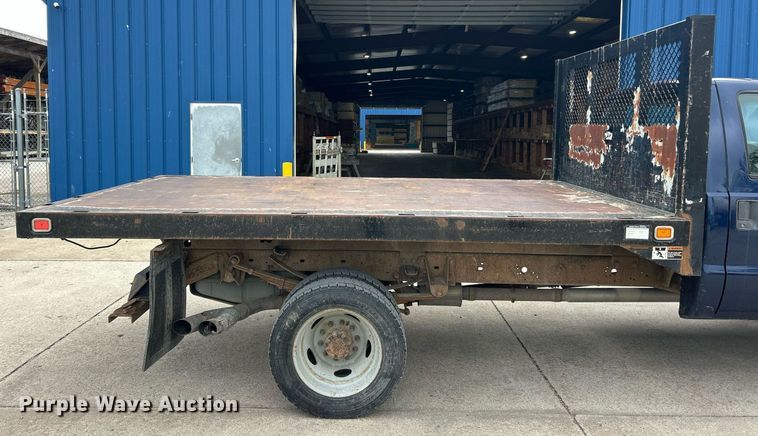 image for item EK8082 2008 Ford F450 Super Duty XL dump flatbed truck