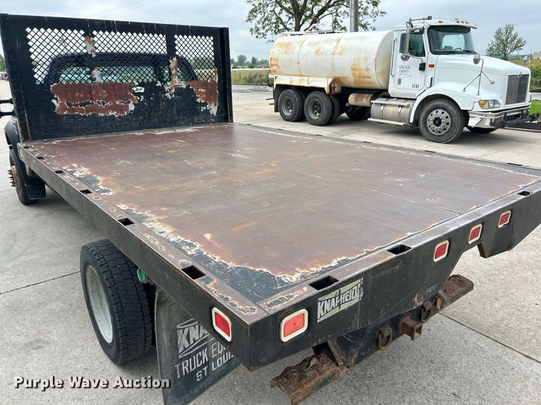 image for item EK8082 2008 Ford F450 Super Duty XL dump flatbed truck