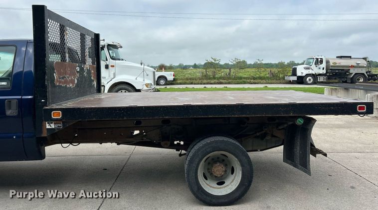 image for item EK8082 2008 Ford F450 Super Duty XL dump flatbed truck