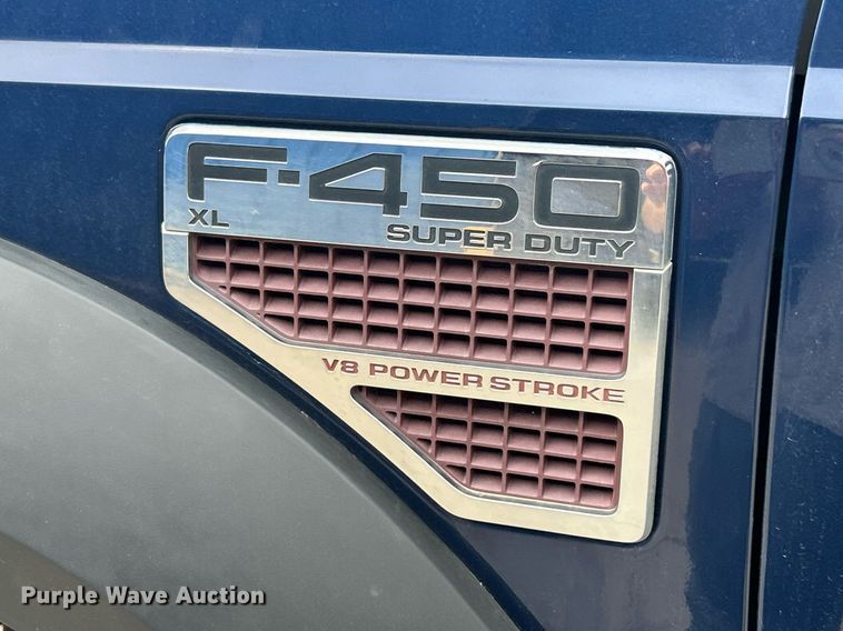 image for item EK8082 2008 Ford F450 Super Duty XL dump flatbed truck