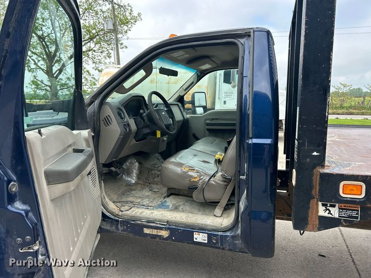 image for item EK8082 2008 Ford F450 Super Duty XL dump flatbed truck