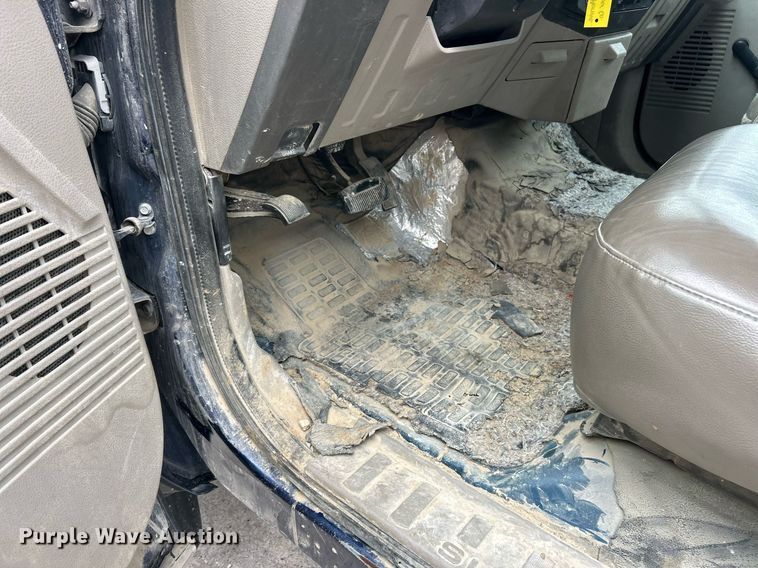 image for item EK8082 2008 Ford F450 Super Duty XL dump flatbed truck