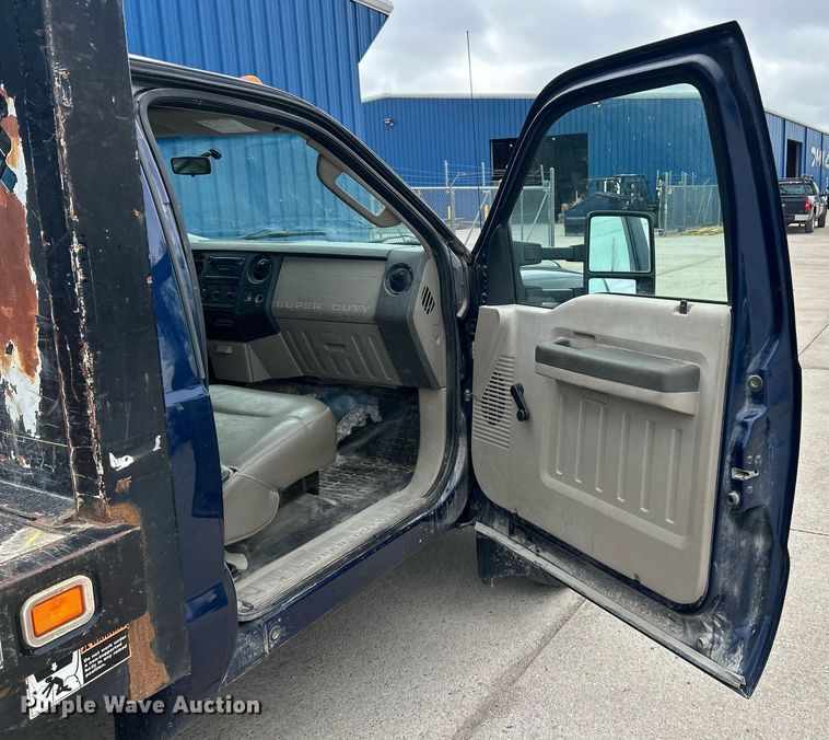 image for item EK8082 2008 Ford F450 Super Duty XL dump flatbed truck