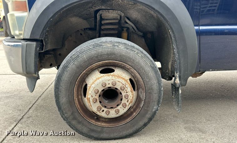 image for item EK8082 2008 Ford F450 Super Duty XL dump flatbed truck