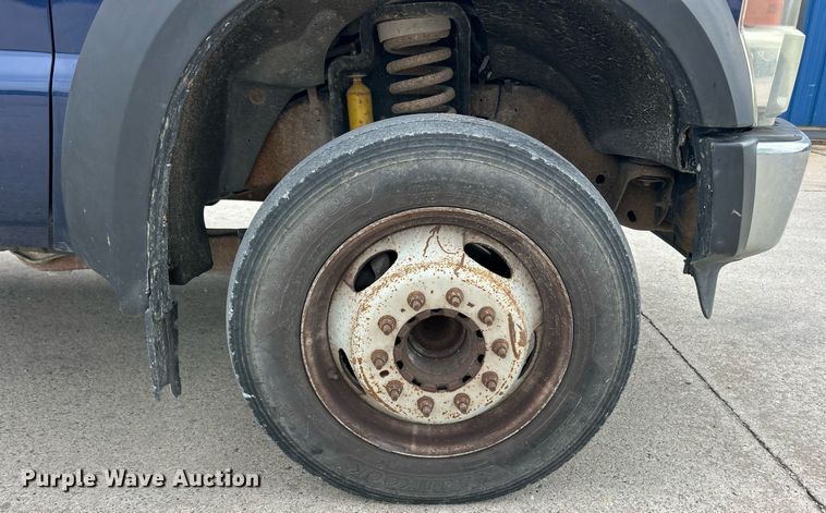 image for item EK8082 2008 Ford F450 Super Duty XL dump flatbed truck