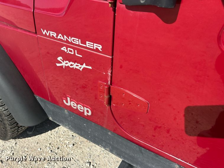 image for item EK8092 1999 Jeep Wrangler Sport SUV