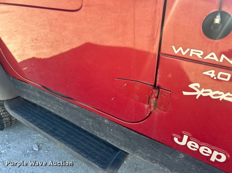 image for item EK8092 1999 Jeep Wrangler Sport SUV