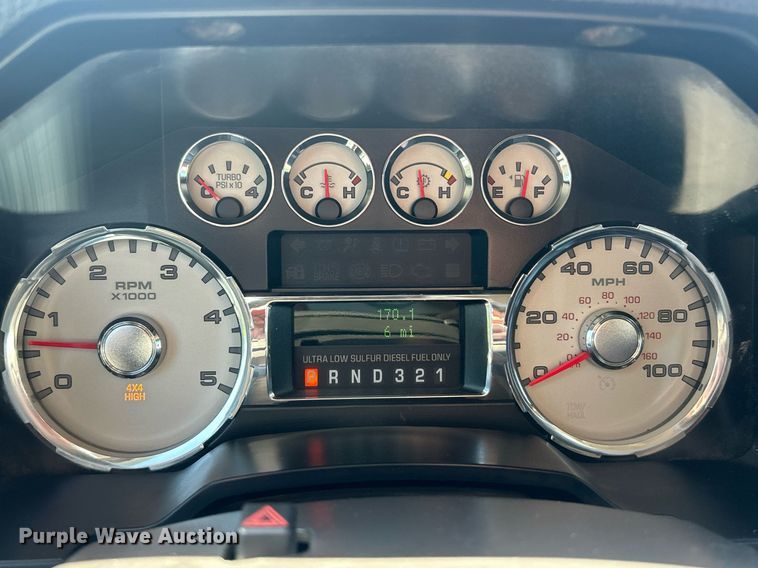 image for item EK8094 2009 Ford F250 Super Duty Lariat Crew Cab pickup truck