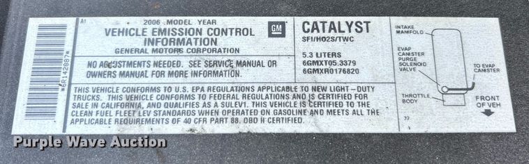 image for item EK8153 2006 Chevrolet Tahoe SUV