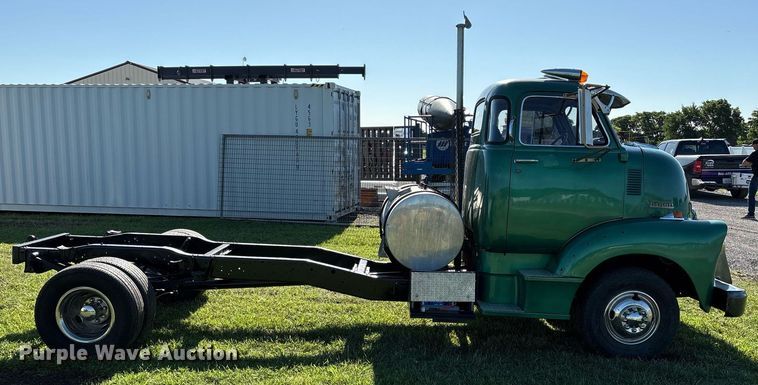 image for item EL2083 1951 Chevrolet COE 3500 truck cab and chassis