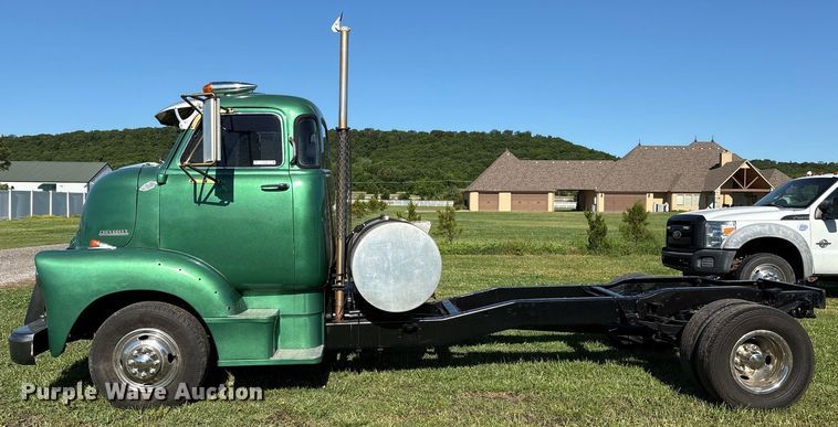 image for item EL2083 1951 Chevrolet COE 3500 truck cab and chassis