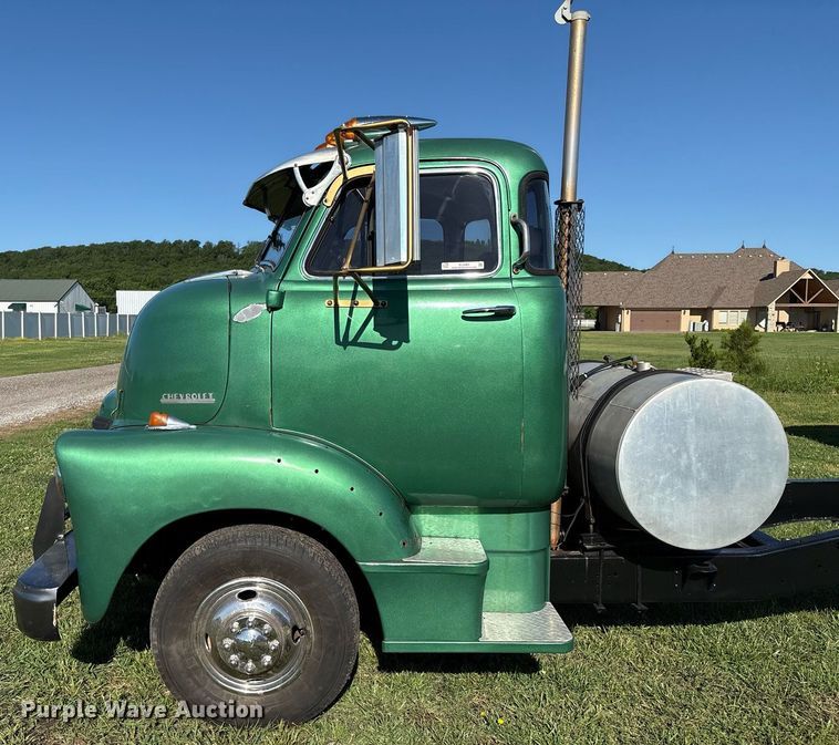 image for item EL2083 1951 Chevrolet COE 3500 truck cab and chassis