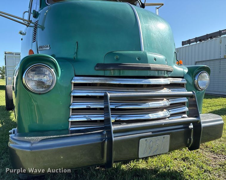 image for item EL2083 1951 Chevrolet COE 3500 truck cab and chassis