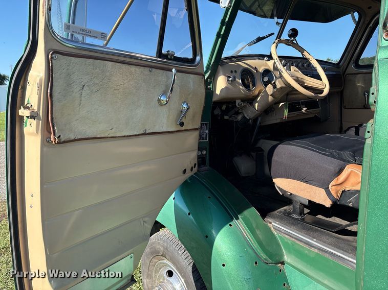 image for item EL2083 1951 Chevrolet COE 3500 truck cab and chassis