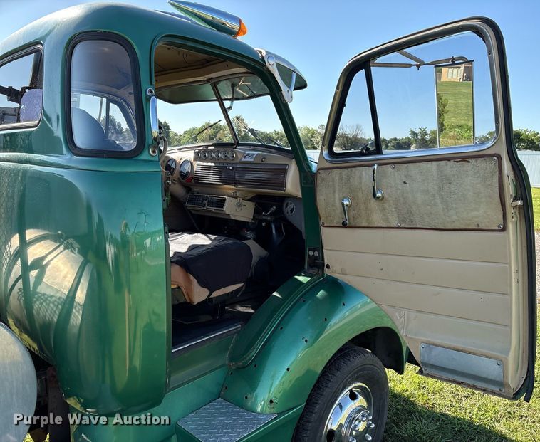 image for item EL2083 1951 Chevrolet COE 3500 truck cab and chassis