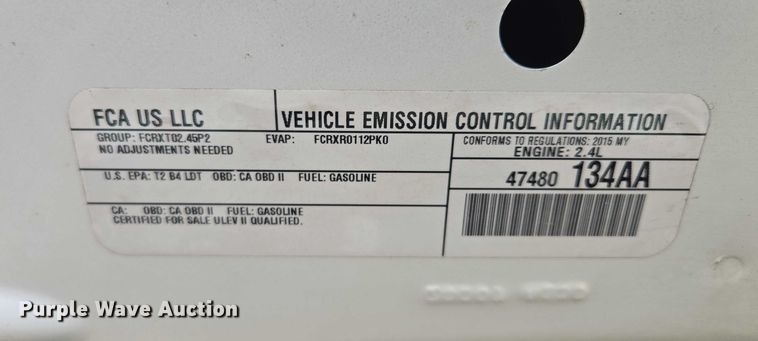 image for item EM7355 2015 Jeep Patriot SUV